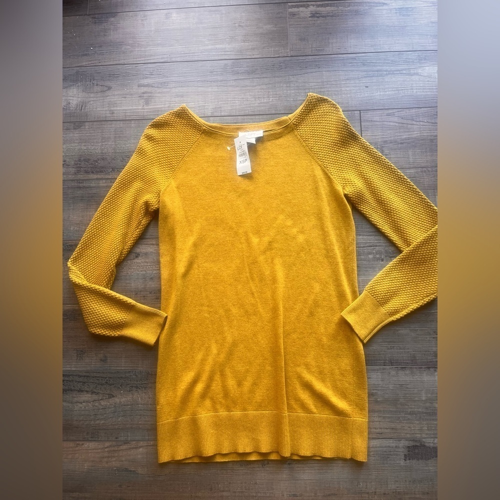 LOFT Mustard Yellow Women's Sweater